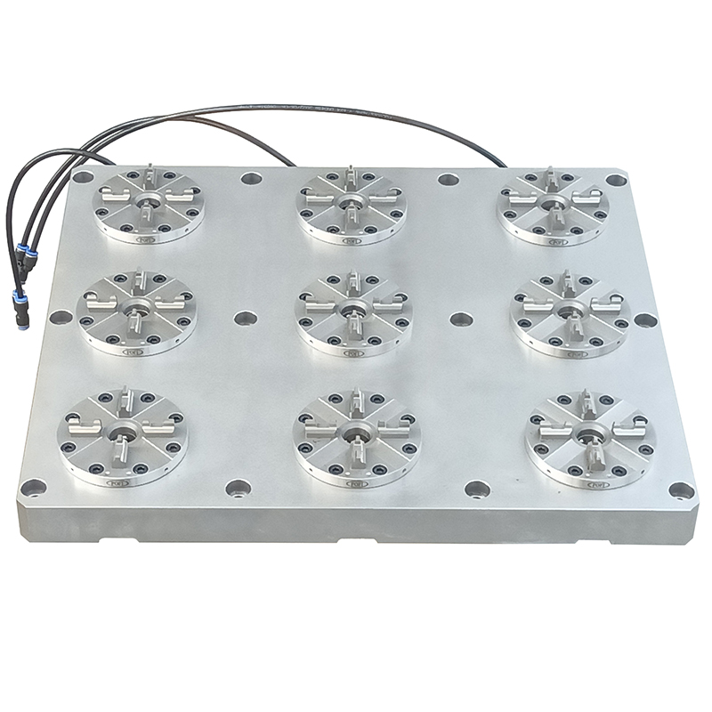 9 in 1 Optimized Pneumatic Chuck with CNC Base Plate ER-035519